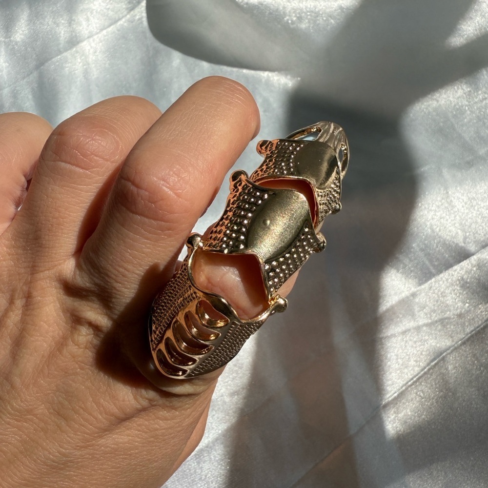 Halloween gothic skull Finger Armor Ring
Adjustable - Picture 9 of 12